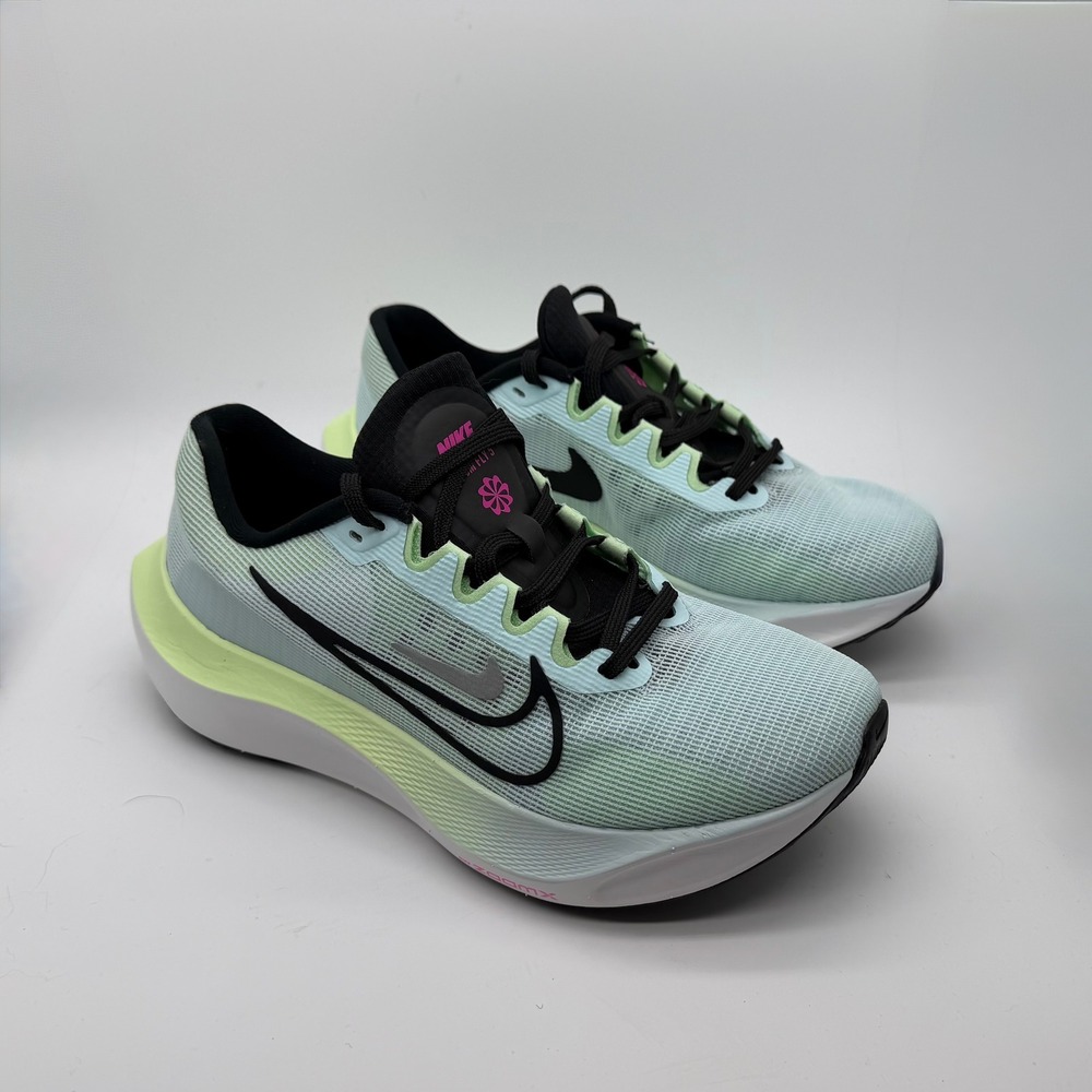 Nike Zoom Fly 5 Womens 8.5 Running Shoes Glacier Blue Vapor Green DM8974-300